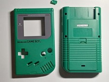 Green Gameboy Classic DMG Housing Shell Case cover W/Screen no buttons or screws