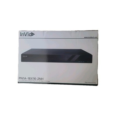 InVid Tech PN1A-16X16-2NH 16-Channel NVR 4 TB Network  Recorder Security System