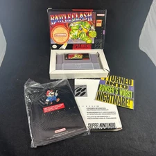 1992 BATTLECLASH SUPER NINTENDO SNES VALUE PAK GAME COMPLETE IN BOX - RARE VTG