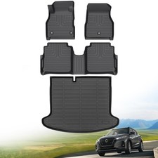 Hutisya-Floor Mats  Cargo Liner Set Fit for 2018-2024 Nissan Kicks All Weath...