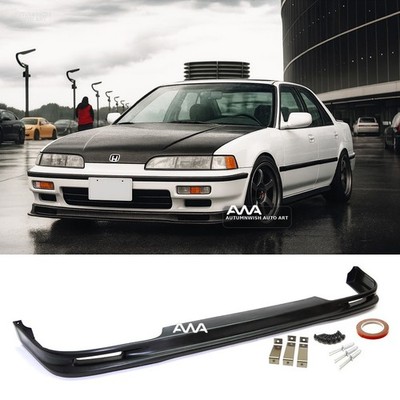 For 90 91 Acura Integra Urethane Mugen Style Front Bumper Lip Spoiler Body Kit