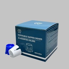 Dental Disposable Dappen Dishes Bowls Multi-purpose Assorted Colors Dish 100Pcs