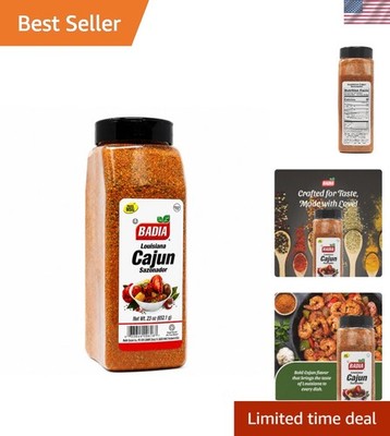 Louisiana Cajun Seasoning, 23 oz   Bold & Spicy Creole Blend for Meats, Seafo...