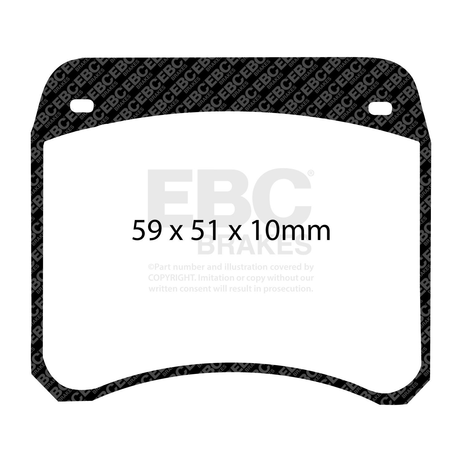 EBC DP128 BRAKE PAD SET DISC BRAKE Front,Rear
