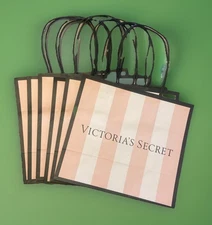 (6  Pcs) Victoria  Secret Paper Shopping Gift  Bags (Size Small) -New❤️