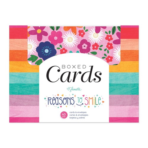 American Crafts A2 Cards W/Envelopes (4.375"X5.75") 40/Box-Shimelle Reasons To S