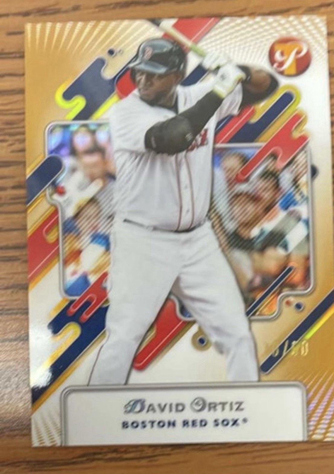 2025 Topps Pristine - David Ortiz #91 Gold Refractor 10/50