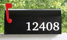 Charter Font HOA Mailbox Numbers Vinyl Sticker Decal Waterproof Window Door