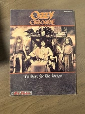 Ozzy Osbourne - No Rest For The Wicked - Vintage Guitar Tab Book - Zakk Wylde