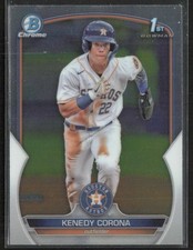 2023-24 Topps Bowman Chrome Kenedy Corona BCP-148 Chrome Prospects 1st