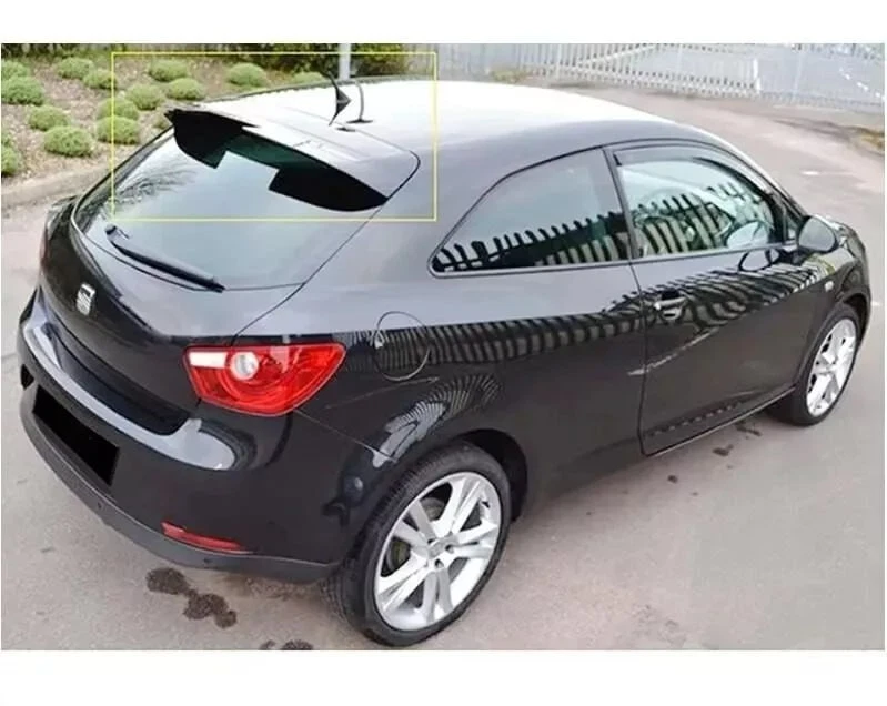 💕ART. 1585 SPOILER SEAT IBIZA 6J 3 PORTE 2008-2017 LOOK CUPRA NERO LUCIDO💕 - Immagine 3 di 4