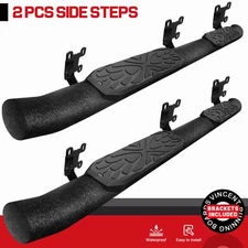 FOR 99-16 Ford F250 Superduty Crew Cab Side Steps Curved 3.5" Running Board BLK