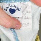 Vintage Hartstrings Girls 2 Pc Skort & Tank Set Size 8/10 USA Blue Floral Yellow — photo 4