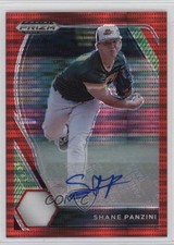 2021 Panini Prizm Draft Picks Red Pulsar 5/11 Shane Panzini #PDP108 Auto nd3