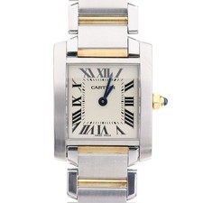 Cartier Tank Fran aise SM W51007Q4 SS YG Used Free  Ladies Cartier 18163 from JA