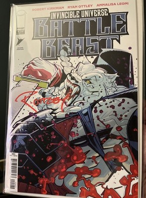 Invincible Universe: Battle Beast #4 Signed By Ryan Ottley.