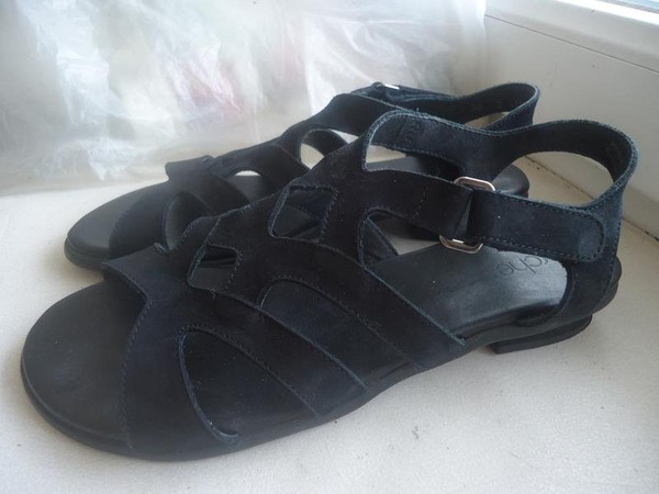 Women Heels Black Nubuck 38 #5429