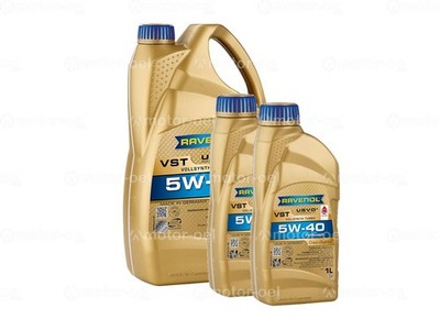 7 Liter (5L+2L) RAVENOL VollSynth Turbo VST SAE 5W-40 Motoröl BMW, MB, Renault