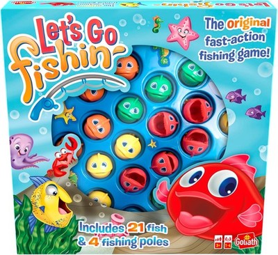 Goliath Let´s Go Fishin´ Original, Brettspiel für Kinder ab 3 Jahren, Angelspiel