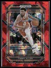 2023 Panini Prizm Draft Picks #37 Timmy Allen Red Ice
