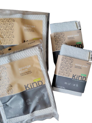 Kind by Casabella Sponge/Scour Bundle (6 sponges) (4 scour pads), Free Shipping