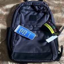 Eastsport Gray Solid Backpack Zip Closure Out...