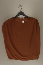 ⭐ Mango Kurzarmbluse Comfort Bluse für Damen Gr. 36, S braun aus Polyester ⭐