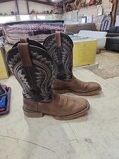 Durango Western Cowboy Boots DDB0292 Brown/Black Men’s Size 9.5 M Square Toe