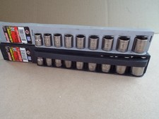 Vtg Craftsman Laser Usa Socket Sets Metric 10-18mm Sae 38-78 38 Dr Read Vtg Craftsman Laser Usa Socket Sets Metric 10-18mm Sae 38-78 38 Dr Read