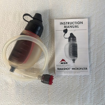 MSR TrailShot Ultralight Backpacking and Camping Squeeze Water Filter