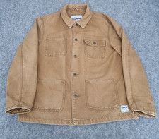 The Stronghold Jacket Mens Large Brown Chore Overshirt Utility Work Oi Polloi