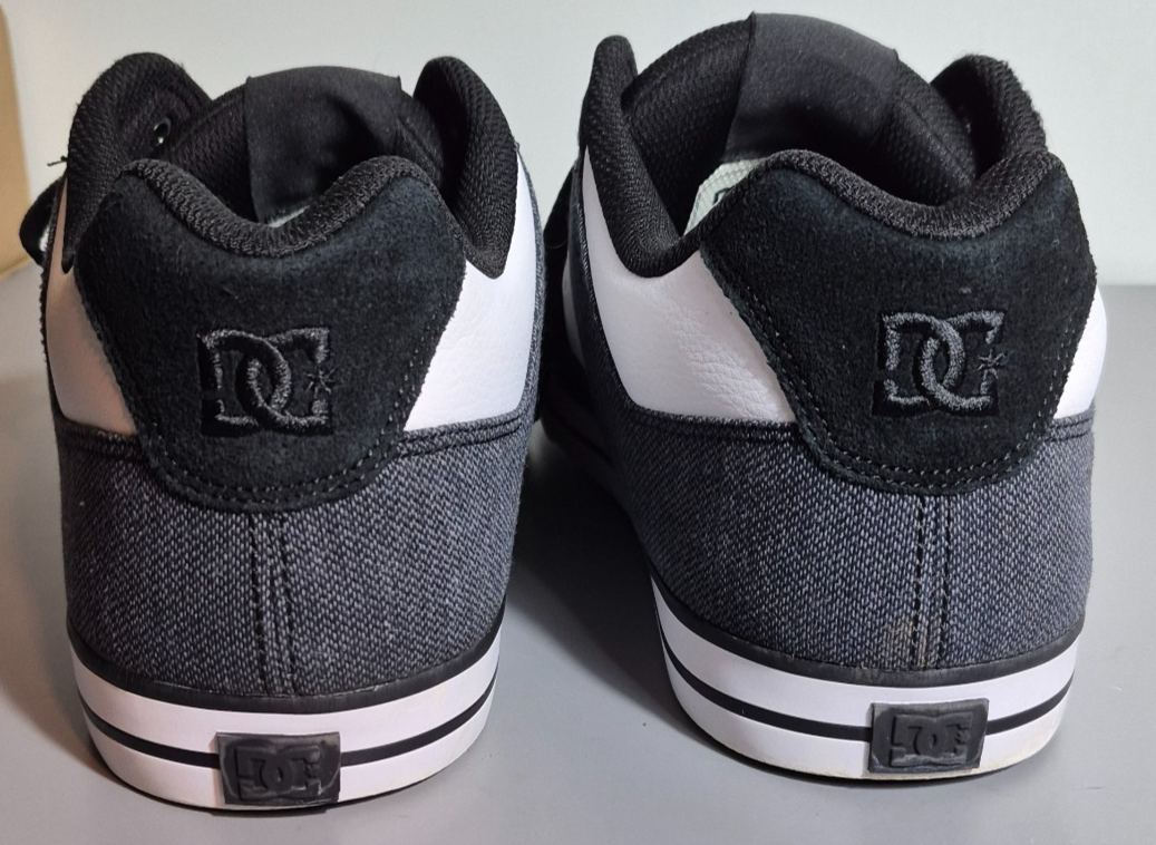 SAOLA DC Shoes Uomo PURE Taglia 14 Nero Bianco Skate