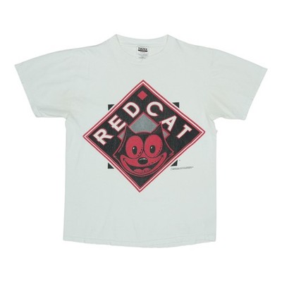 Vintage 1990s Felix The Cat Red Cat Beer Shirt Size: Large