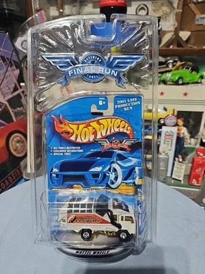 Hot Wheels Final Run WHITE Garbage Truck 2001 Last Production Run NICE TRUCK   