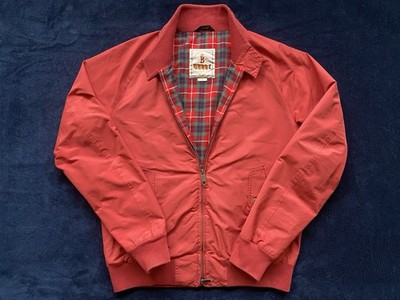 Baracuta G9 Harrington Jacket in Classic Red, Size 40, Made in