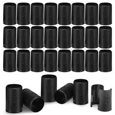 60 Pack Black Wire Shelf Clips 1 inch Wire Shelf Clips, Plastic Shelving Clip...