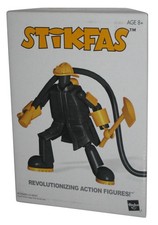 Stikfas Firefighter Yellow & BLack AFK 5 Hasbro Figure AFK36R