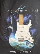 Eric Clapton 2025 Tour LG Black T-Shirt Live 25 Concert Official