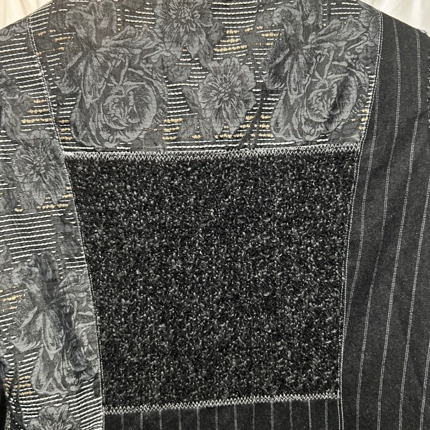 Paparazzi Patchwork Multicolor Linen Blend Textur… - image 6