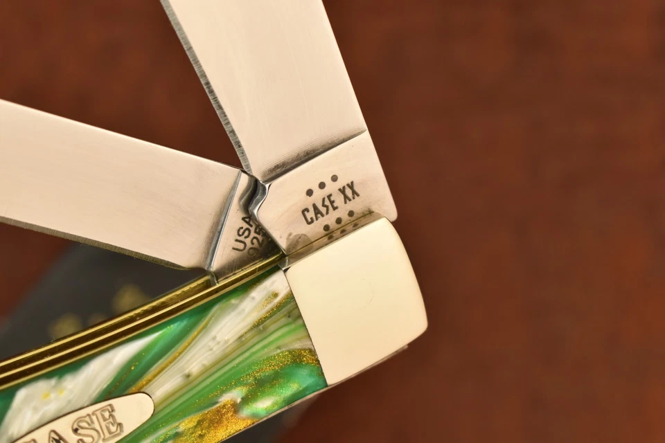 CASE XX USA EMERALD RIVER FULL SIZE TRAPPER KNIFE 9254 SS 2025 CORELON (27380) - Image 3 of 4