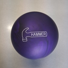 Hammer Purple Pearl Urethane purple pin  bowling  ball  15 LB.  new in box  #026