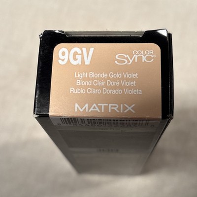 Matrix Color Sync Demi Permanent Color #9GV Light Blonde Gold Violet, 2 oz