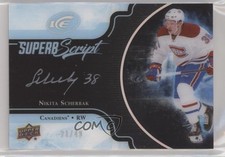 2017-18 Upper Deck Ice Superb Script 21/49 Nikita Scherbak #SS-NS Auto x3x