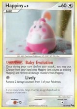 Happiny~14/17~Common Cosmos Holo HP~POP Series Promos 8~PKM