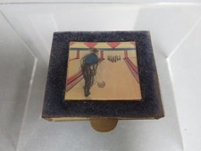 match box with bowler bowling moving on the cover 3D