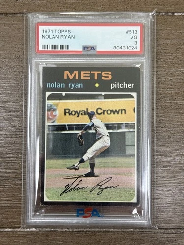 1971 Topps Nolan Ryan #513 PSA 3