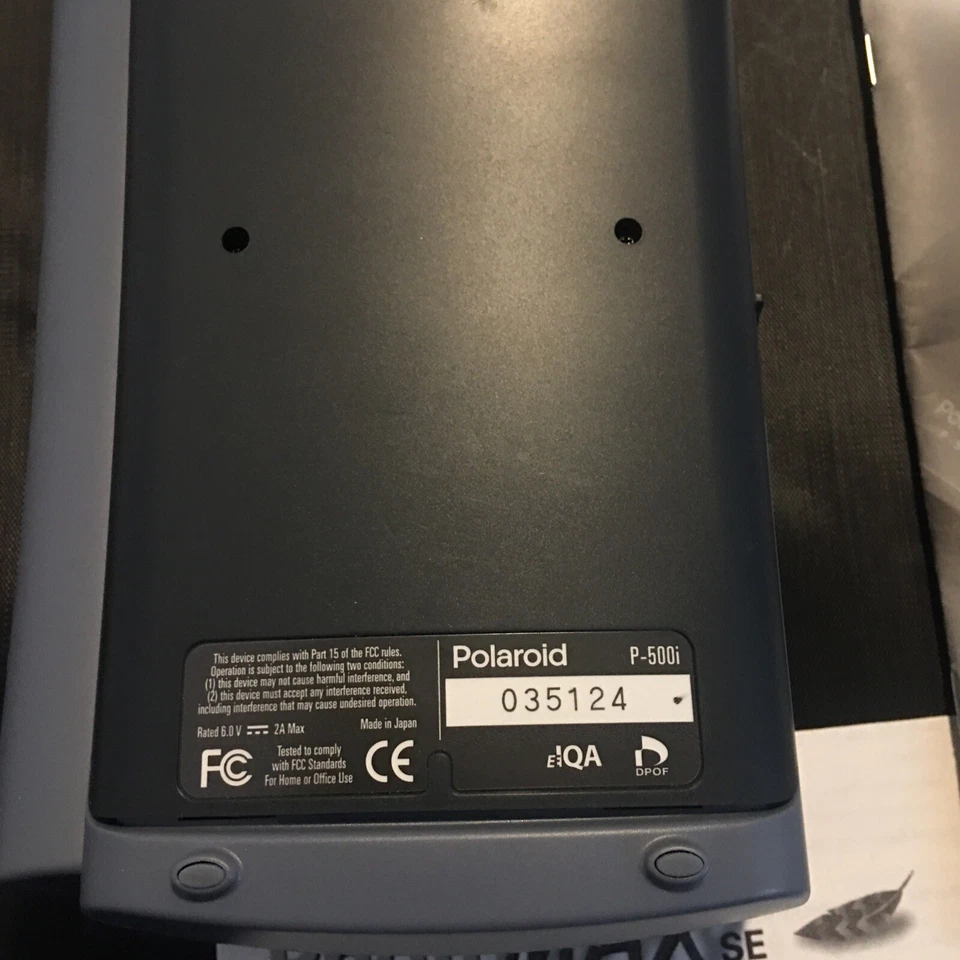 Portable Digital Photo Printer by Polaroid P-500ir NIB Box is Open - Image 3 of 4