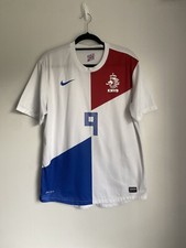 Official Netherlands 2013/14 Away Football Shirt Robben Van Persie #9 Size Large