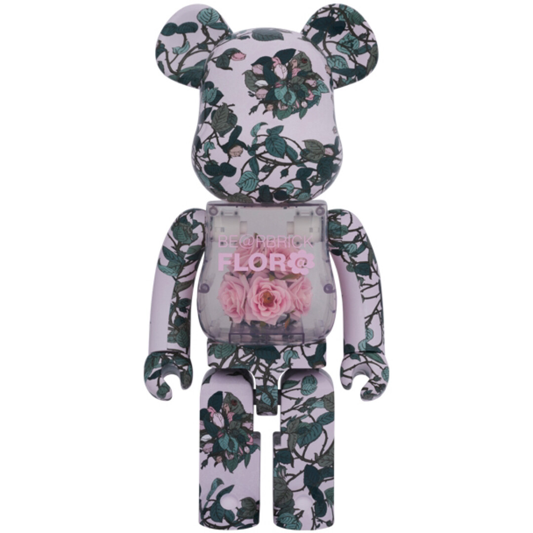 BE@RBRICK FLOR@ PINK ROSE 1000％ BE@RBRICK SERIES 50