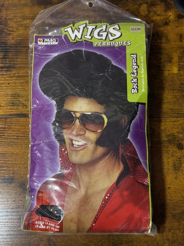 Vintage Wigs Perruques Rock Legend Elvis Unopened Unused - 第 1/2 張圖片